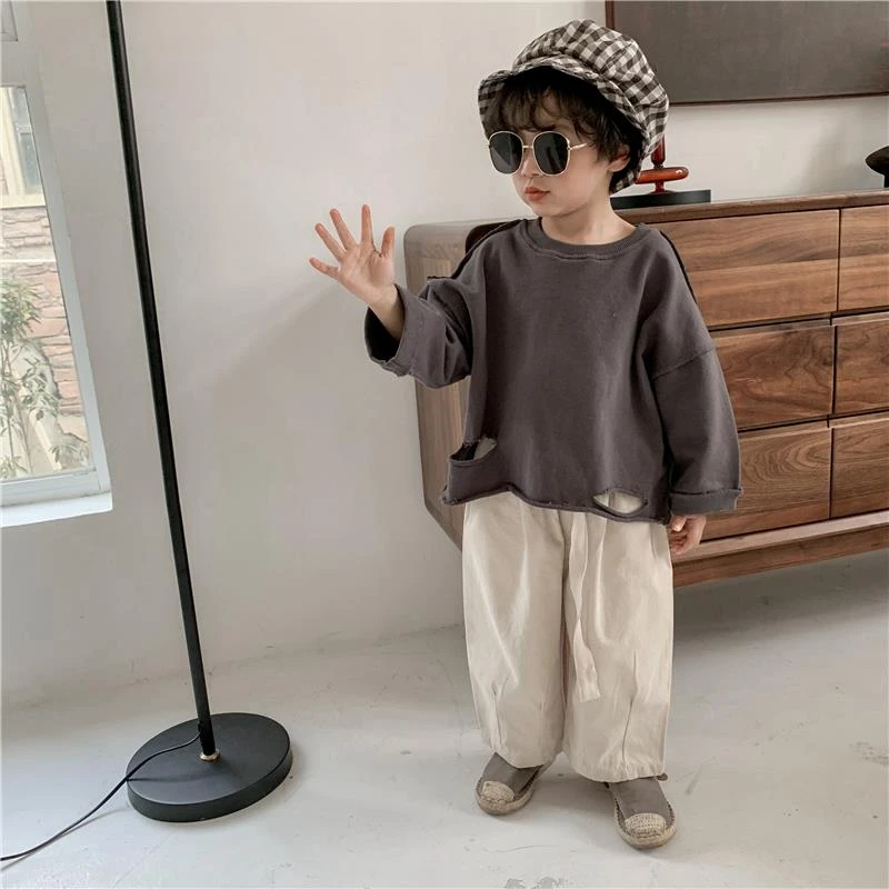 小泡奈童品儿童冬款加厚工艺卫衣