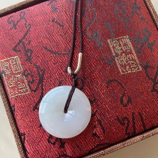 【夺宝】A货翡翠平安扣 完美主义慎拍（多样性发其一，不接受差评）