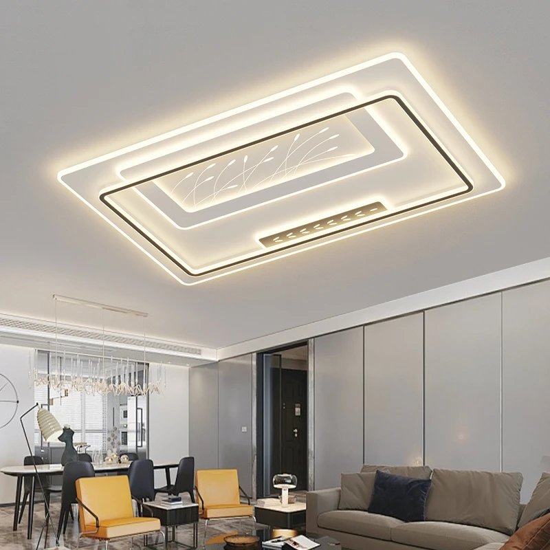 客厅灯2024年新款麦穗吸顶灯简约现代网红智能调光套餐组合卧室灯