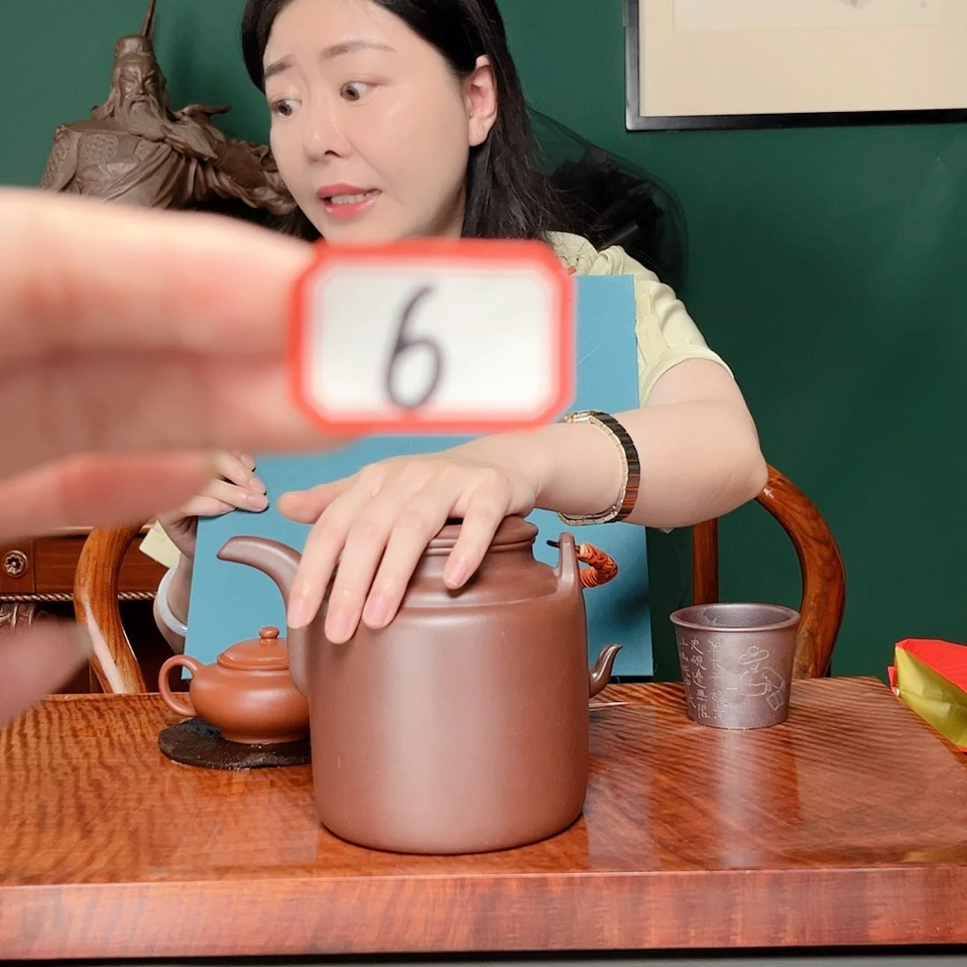 紫砂茶壶紫泥大洋桶