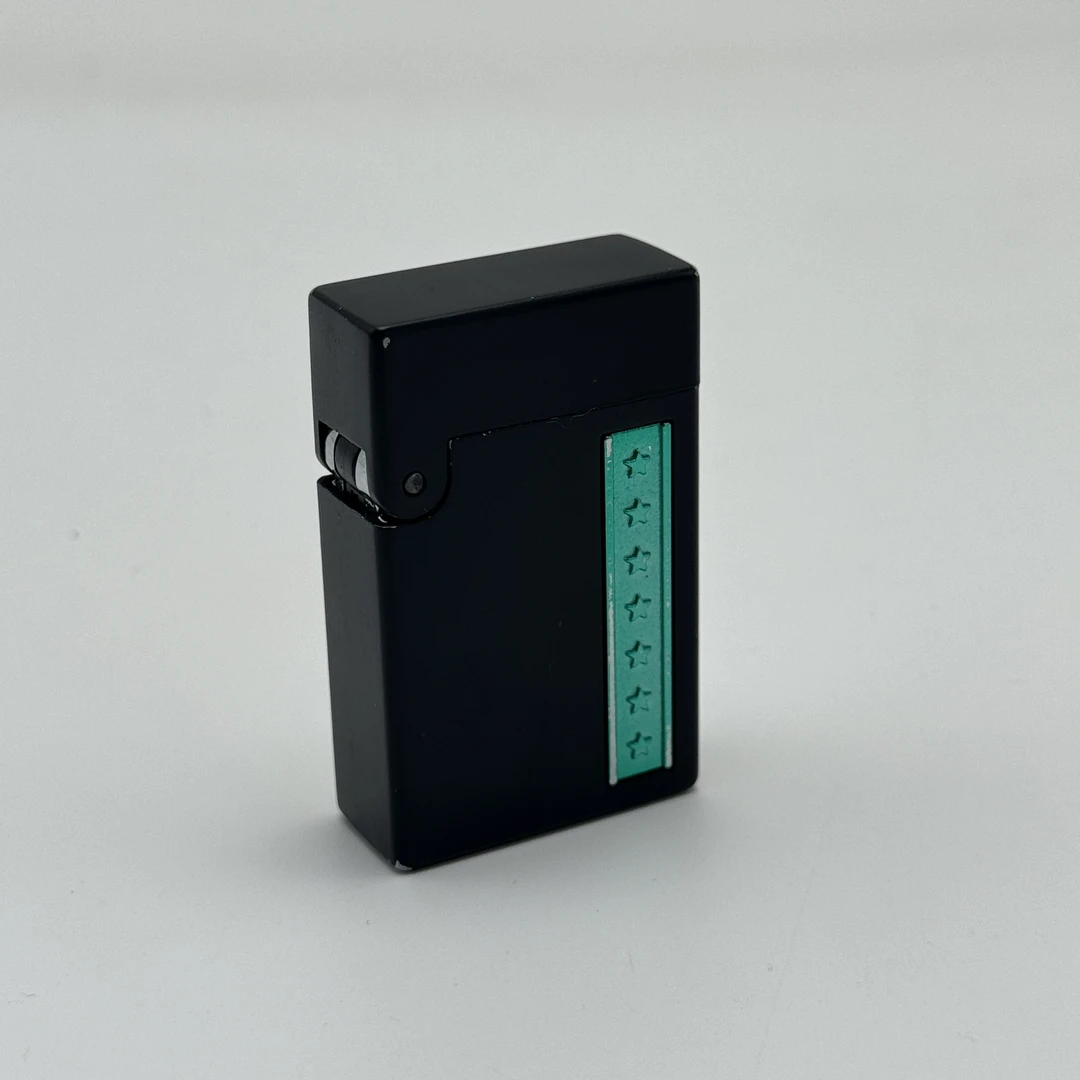 JC七星高级磨砂黑男士个性砂轮打火机改价链接