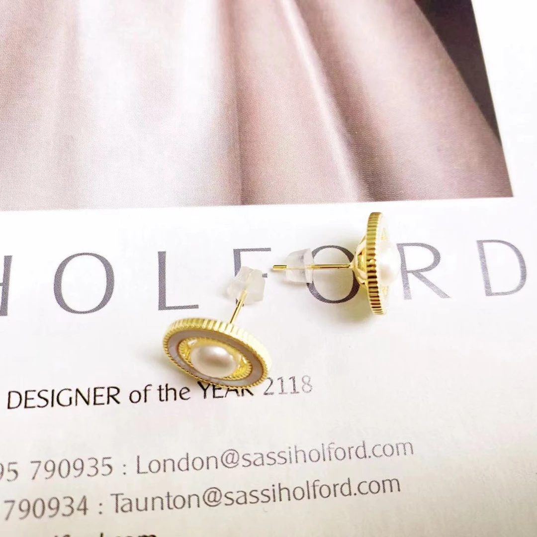 【琳总专属】伊丽莎白复古小香风珍珠耳钉时尚百搭