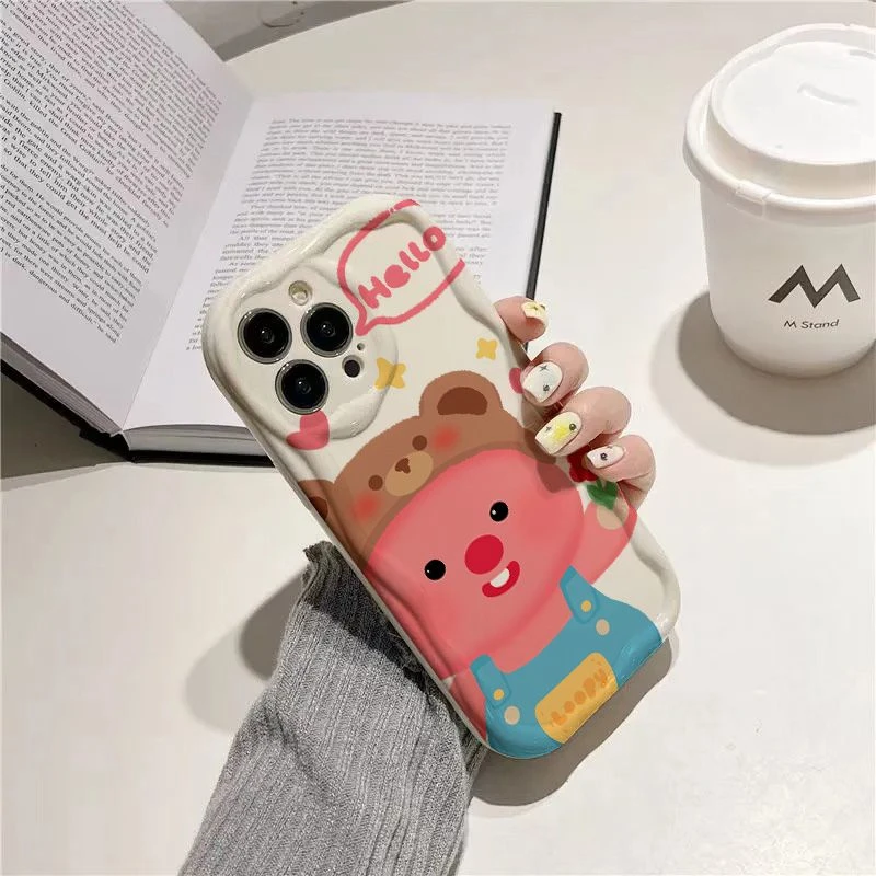 新款苹果iphone15软壳OPPO荣耀华为小米vivo奶油手机壳个性创意女