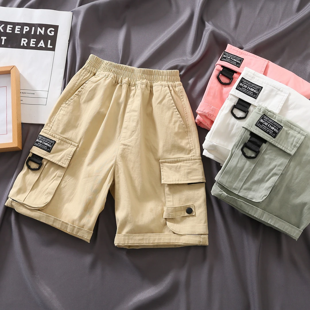 2025新款DU4童装裤子2su75儿童休闲中裤弹力时尚百搭