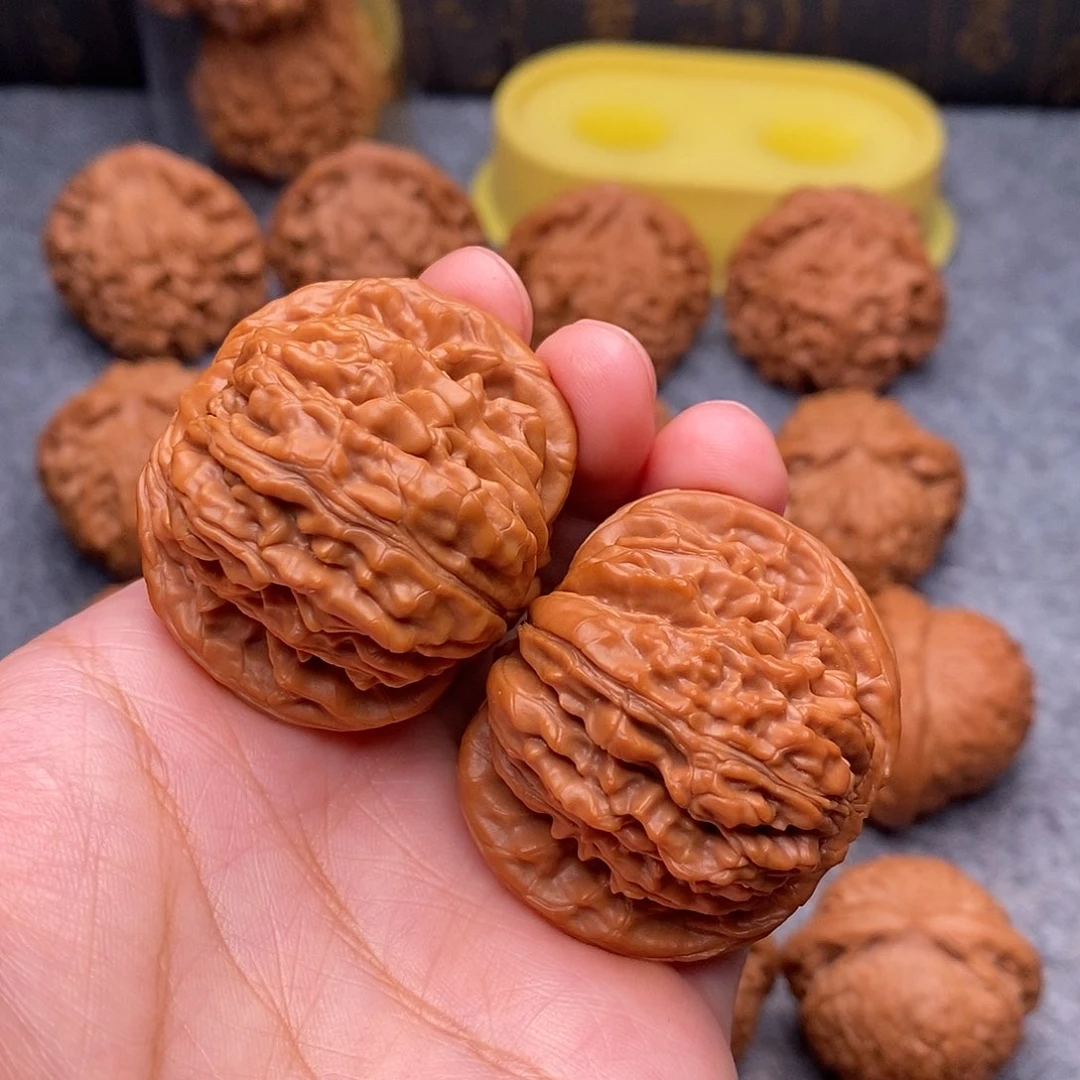 文玩核桃把件四座楼42全品