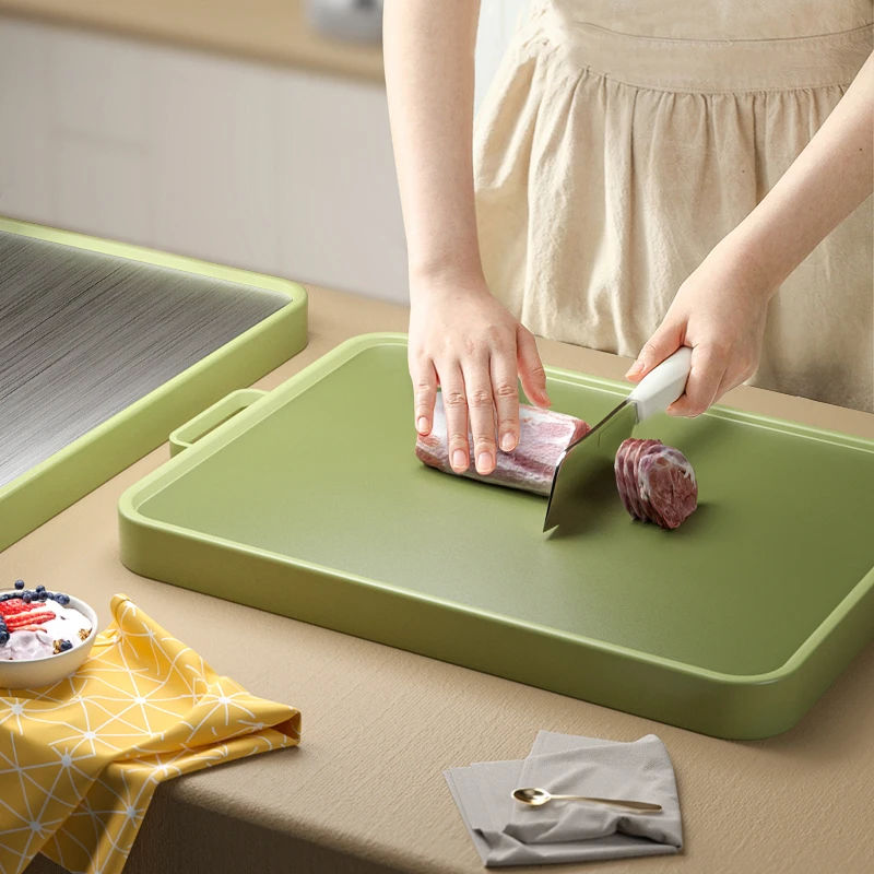 多功能双面切菜板宿舍抗菌家用菜板厨房加厚防霉砧板擀面案板子