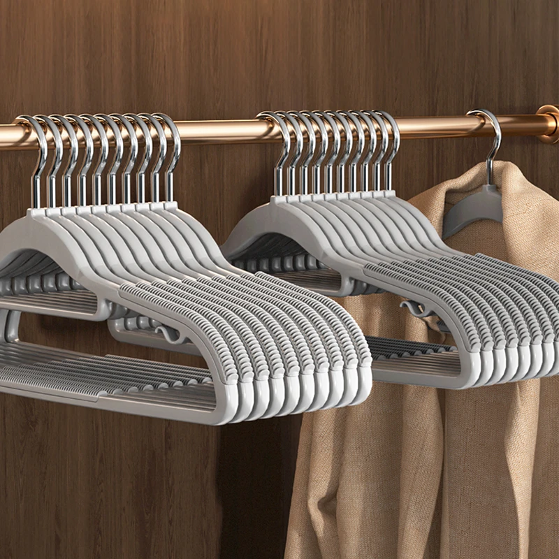 【超值20支】无痕晾衣架家用衣撑宿舍防滑防肩角晾衣服挂衣架整理师