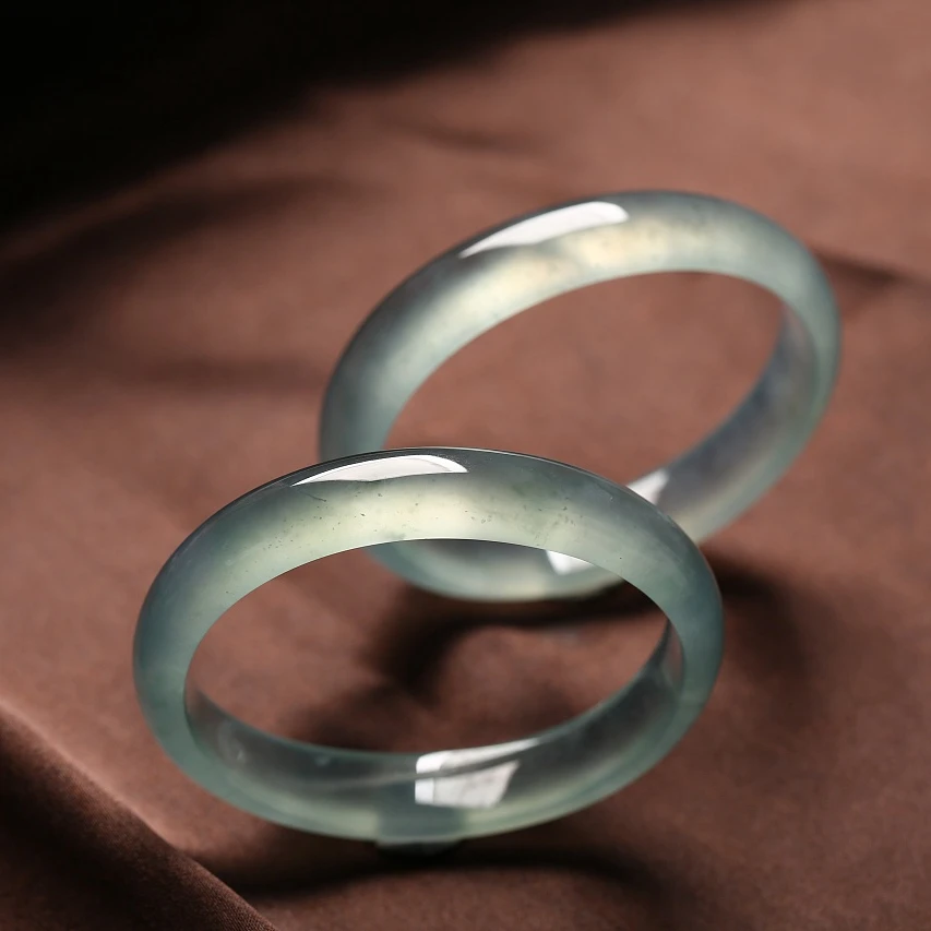 天然A货翡翠手镯 手镯尺寸测量图