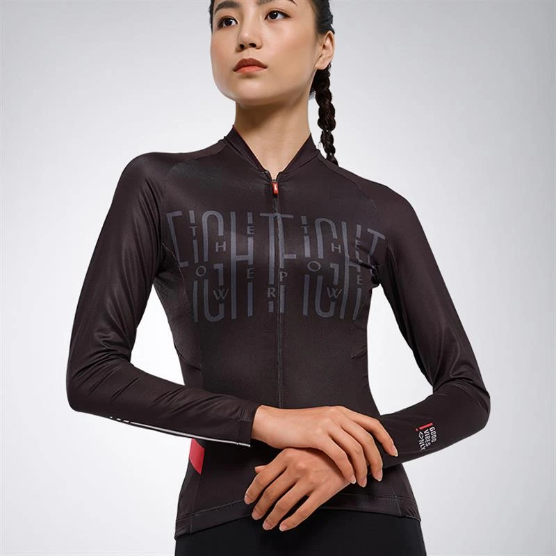 Santic/森地客女款夏季薄款长袖透气防晒骑行服 利兹