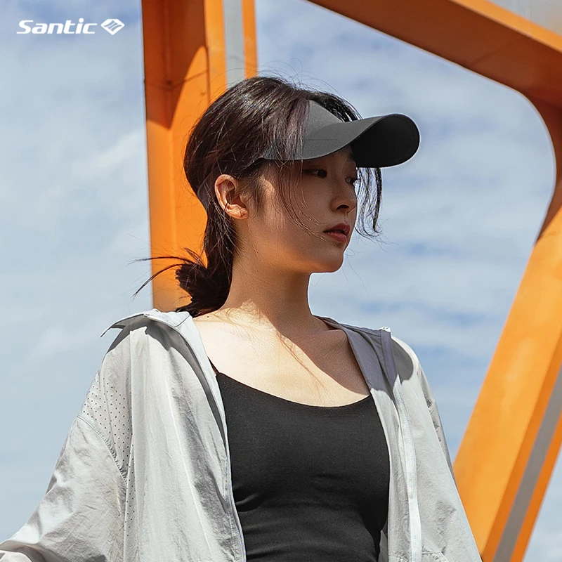 Santic森地客 骑行运动防晒帽男女 户外休闲无顶鸭舌帽遮阳运动帽