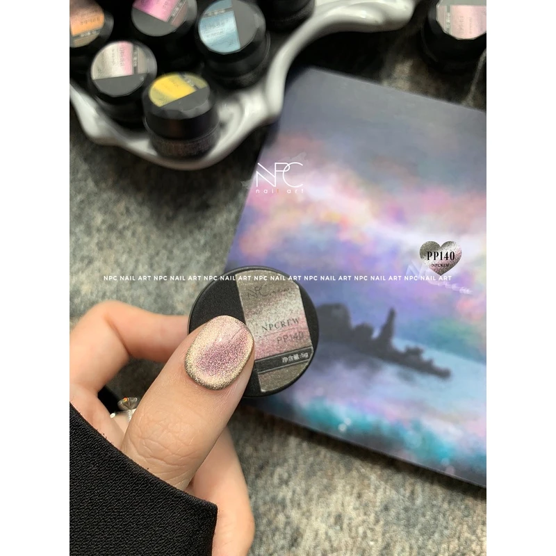 【直播BB单罐】宙斯/光斑 绝美变色猫眼碎钻猫眼甲油胶蓝色