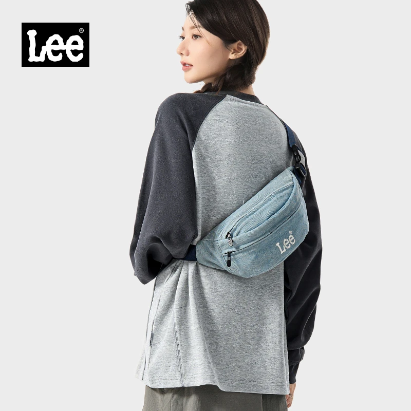 Lee单肩包男士胸包轻便爬山户外骑行斜挎包女士学生2025新款夏季