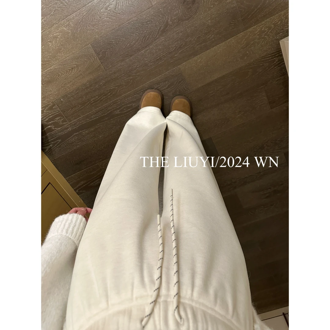 【LIUYI】店主怒推~500g醋酸羊毛混纺加绒加厚休闲裤411074