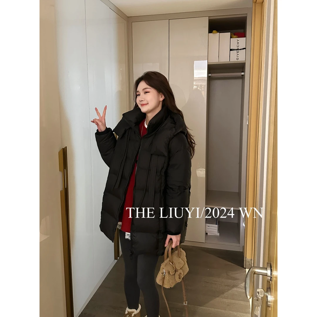 【LIUYI】拥抱寒冬~90白鸭绒羽绒服连帽外套411263