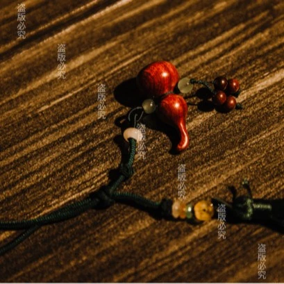 手工编绳葫芦汽车挂件车内挂饰手机钥匙挂饰中国结出入平安木雕