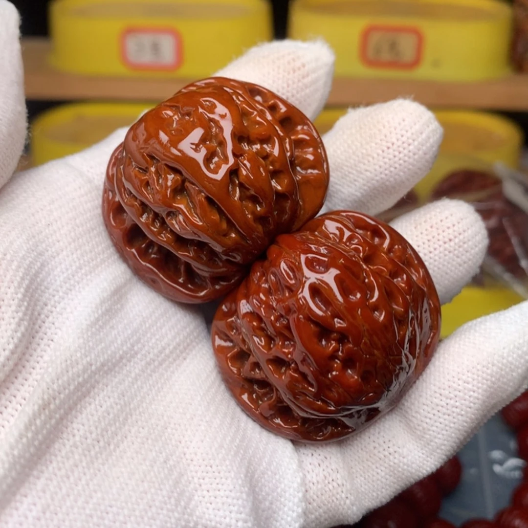 【闪购商品】文玩核桃把件访**白