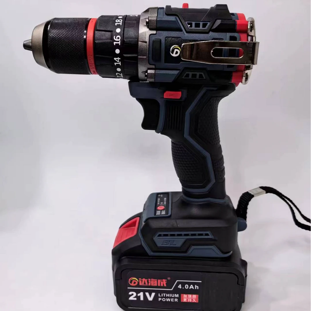 【13MM冲击款】无刷纯铜4815冲击多功能手电钻(带侧挂)