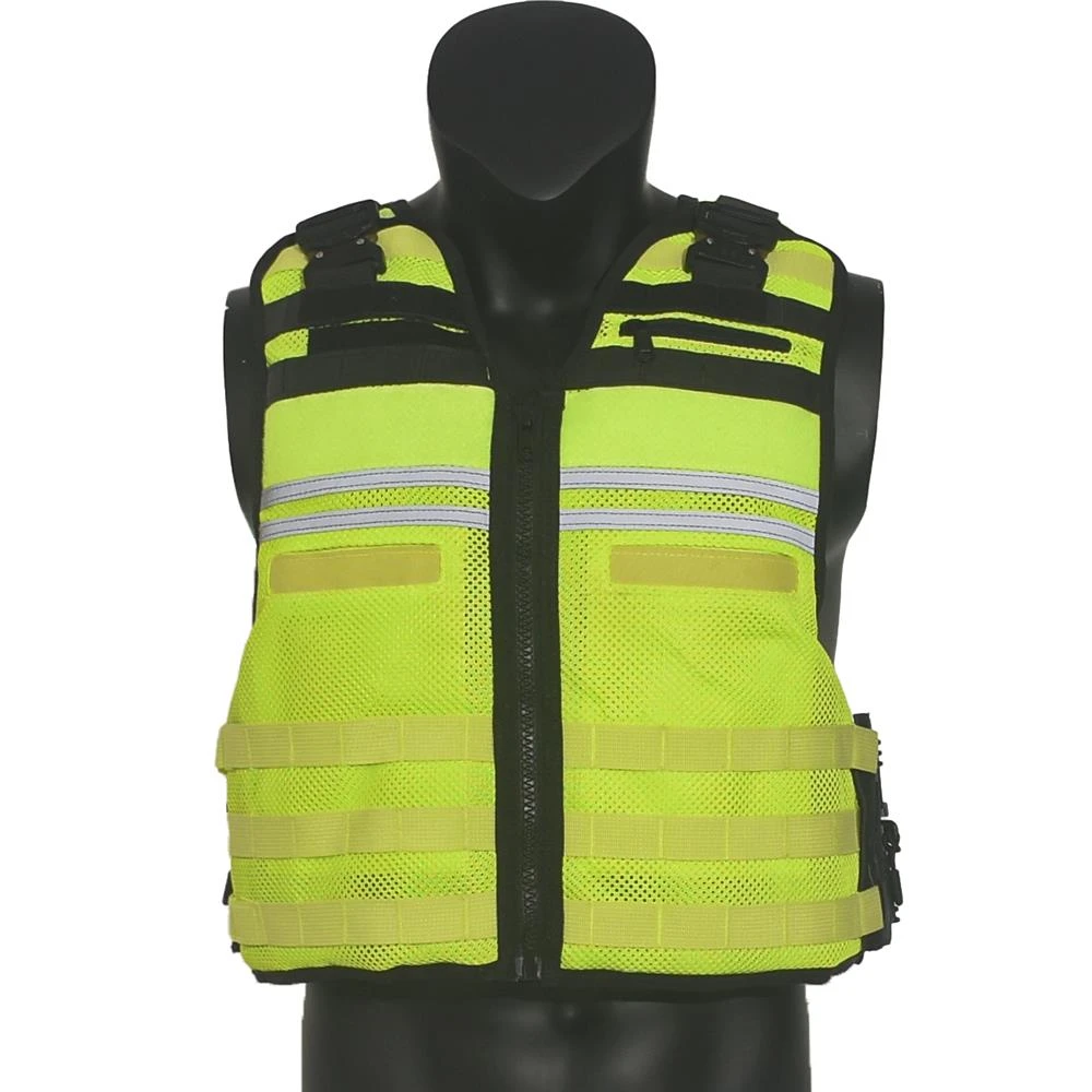 勤务执勤防c背衣防刺服户外装备快拆安保防护夏季荧光黄马甲耐磨