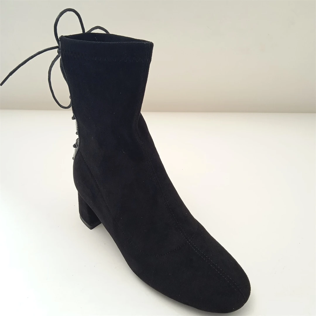 正常尺码  时尚女靴 H1157601 黑色