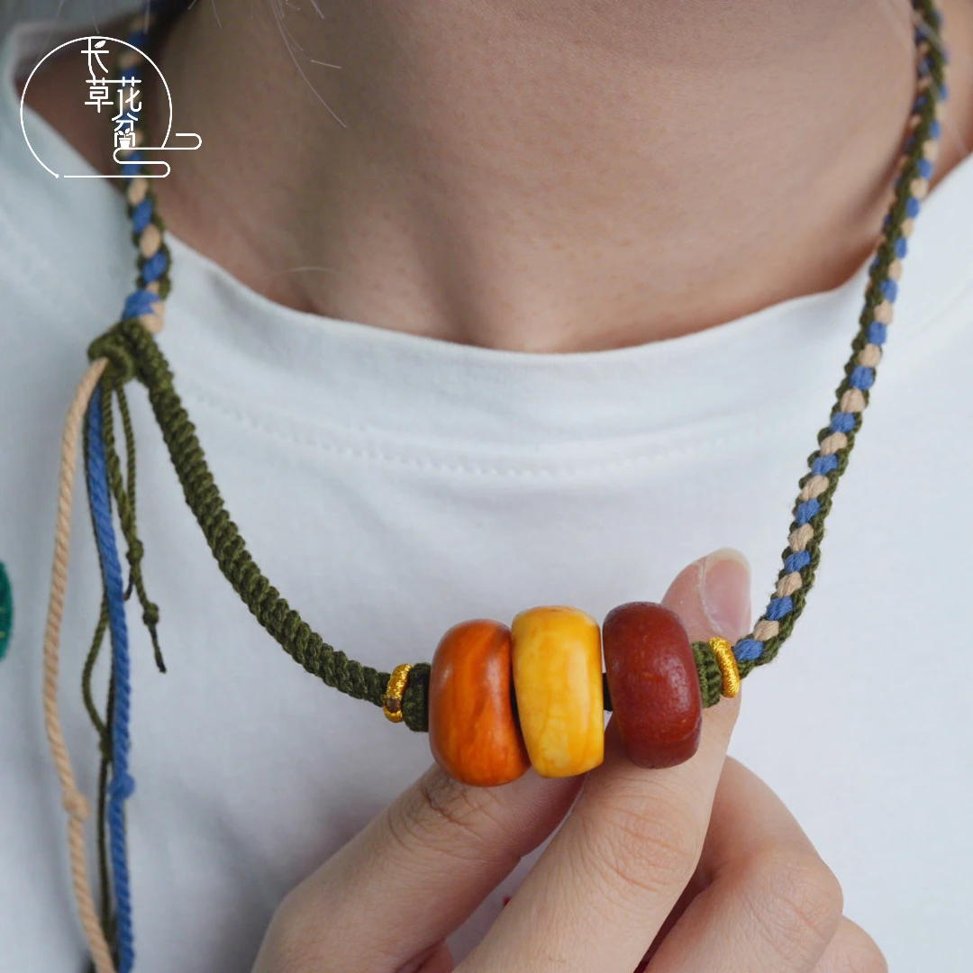 西亚古董石膏花蜡墩子