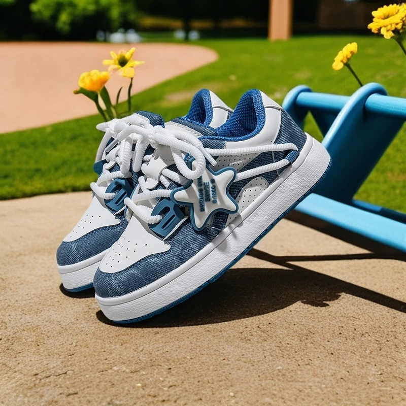 巴布豆童鞋2024春秋新款儿童百搭休闲板鞋男女童运动鞋中大童跑鞋