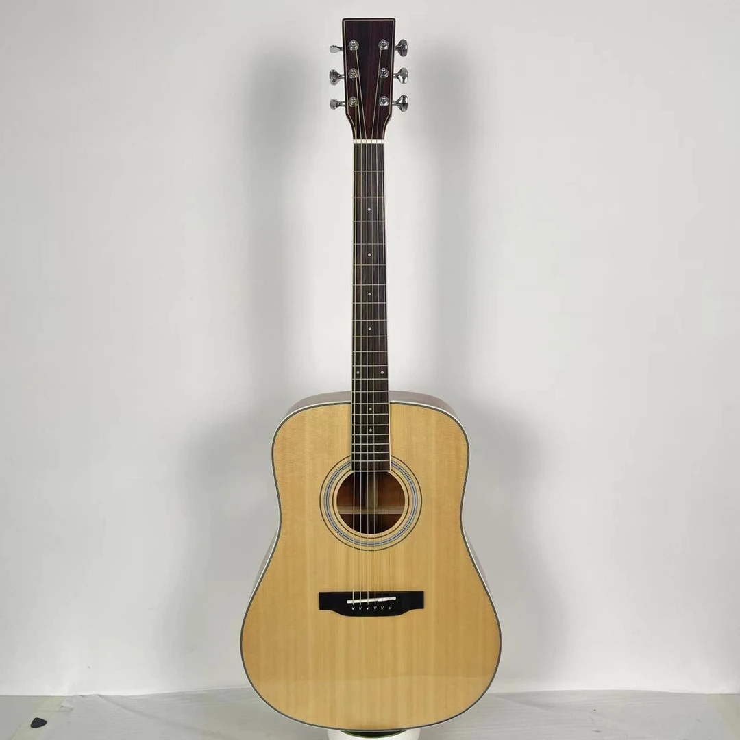 41寸D桶云杉桃花心全单新手民谣