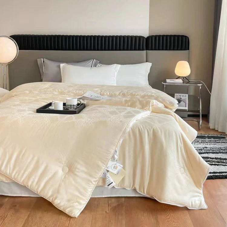 升级版A类新木本提花59%大豆纤维子母被 一被三用 二合一加厚冬被