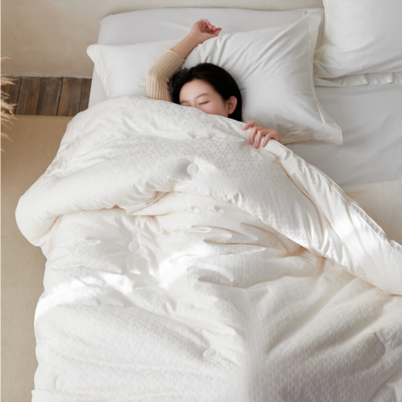 全棉被子酒店纯棉大豆被加厚冬被家用子母被保暖秋冬被棉被厚被芯