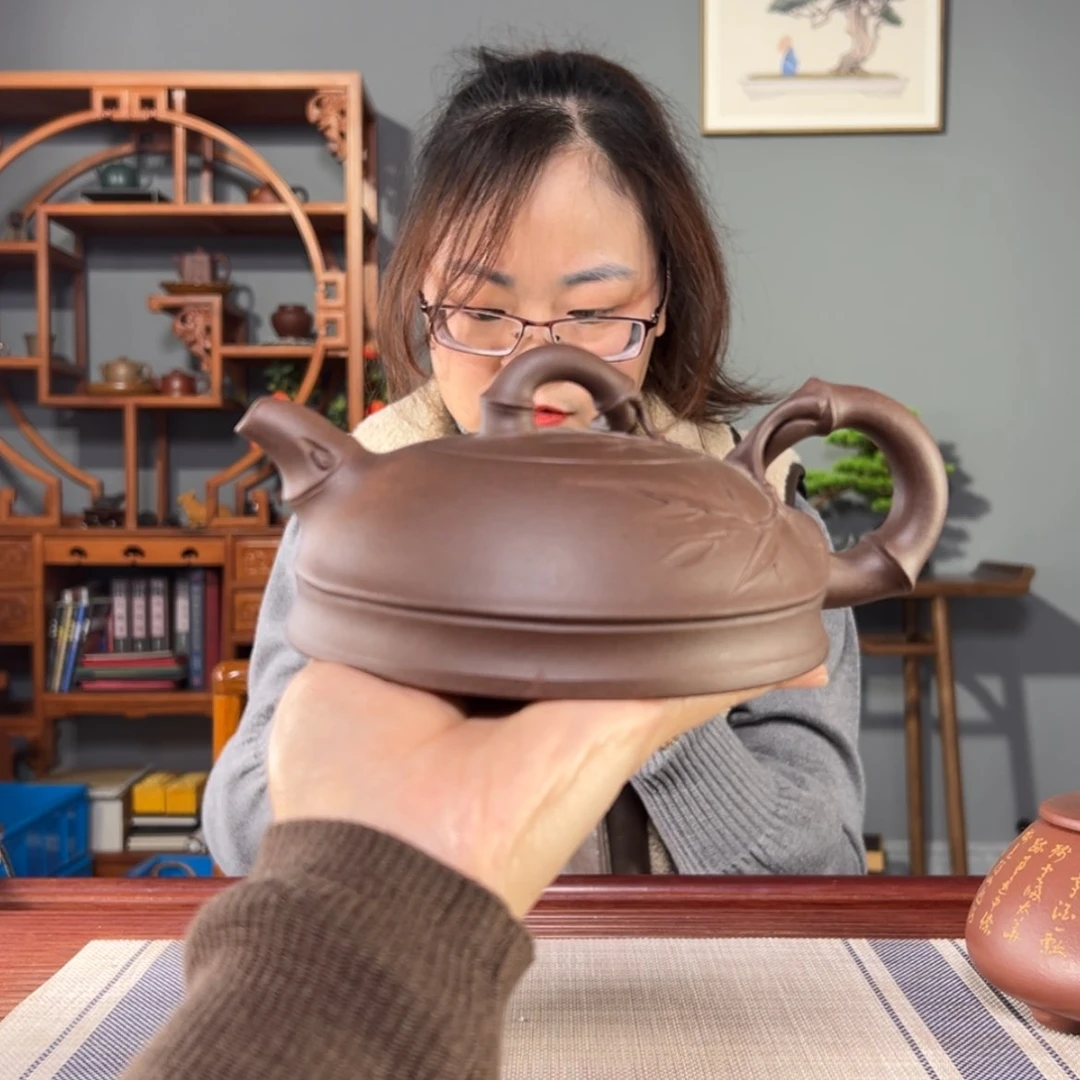 【闪购商品】紫砂核*蛋紫砂壶