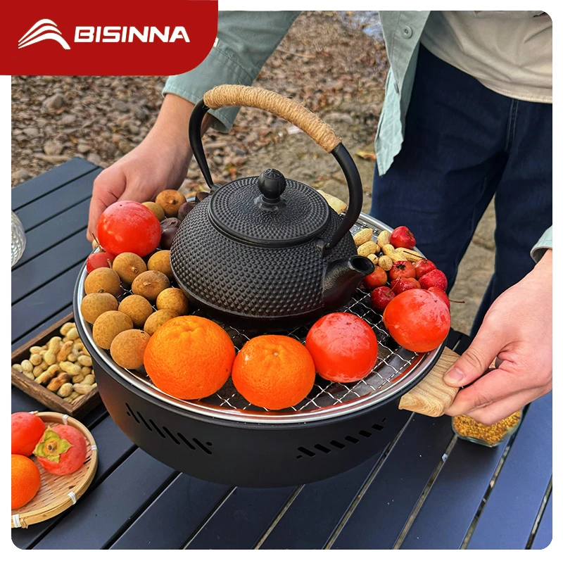 北山狼围炉煮茶烤火炉烧烤架套装室内家用烧烤炉取暖炉户外烤肉锅