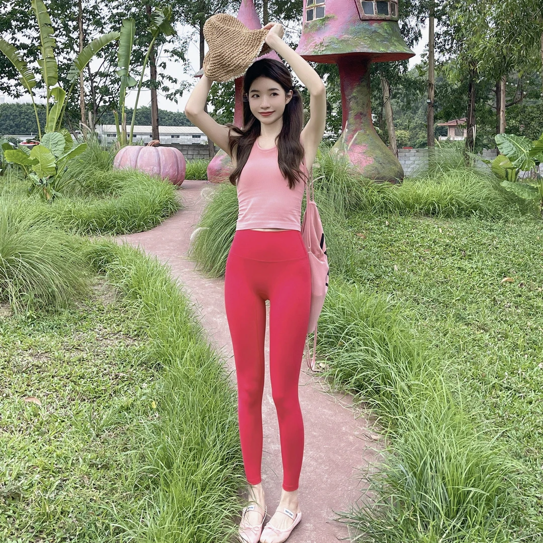 YEUNGSUKHAN/小糯弹零感裤 裸感高腰提臀瑜伽裤女透气运动显瘦