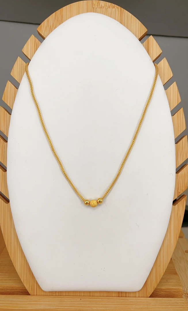 足金项链45+4cm长