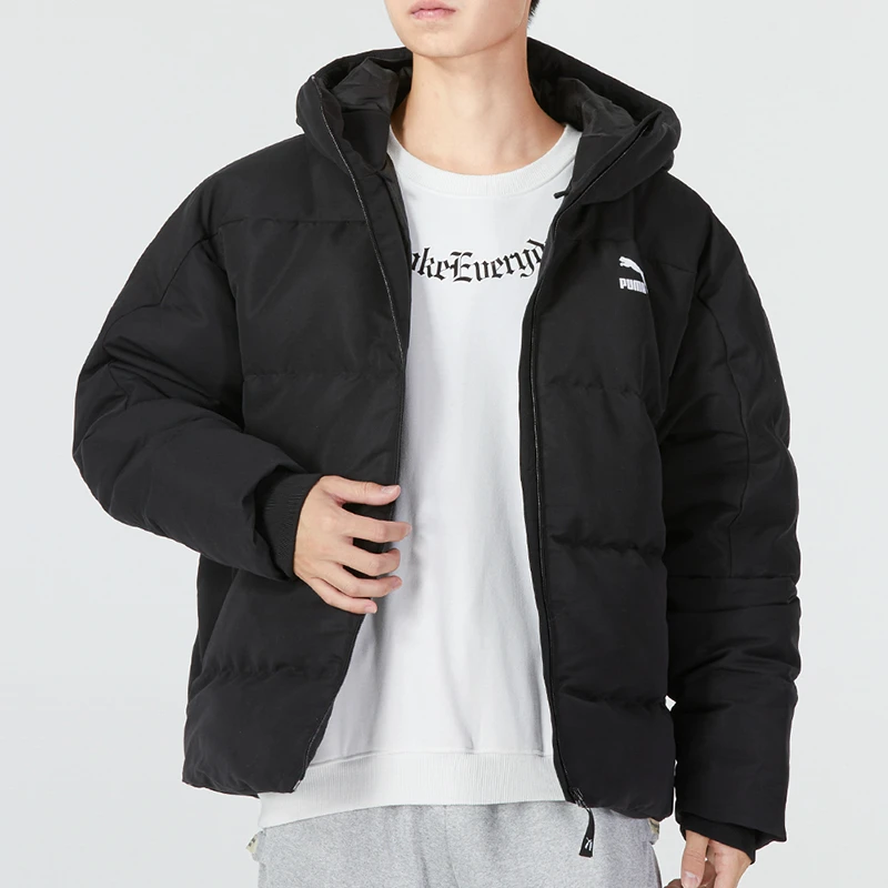PUMA彪马男子休闲连帽羽绒外套冬季新款DOWN PUFFER运动服537685