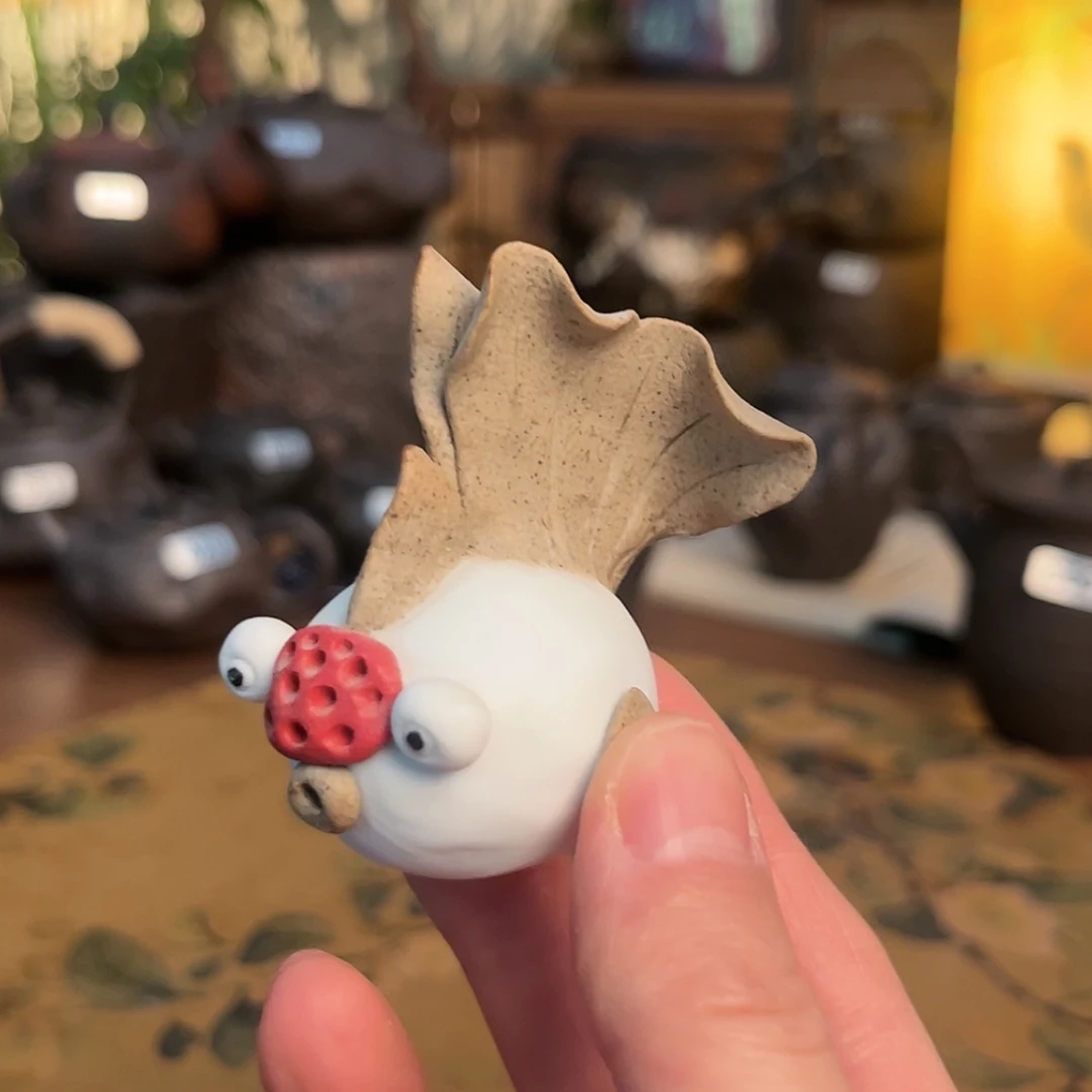 【闪购商品】陶瓷手工制作小鱼