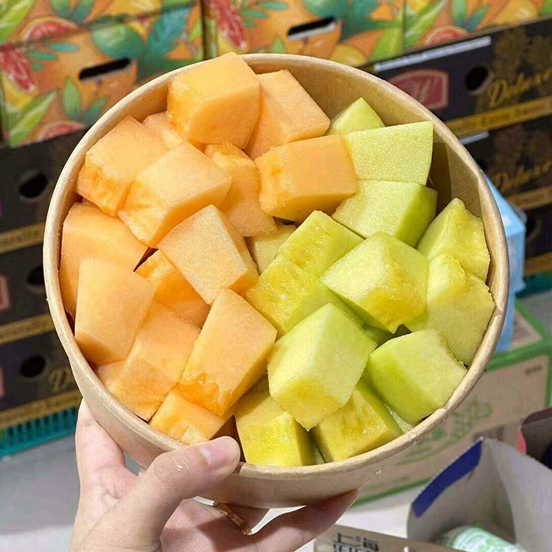 【喜爱搭配】哈密瓜➕奶香蜜甜瓜果切拼盘