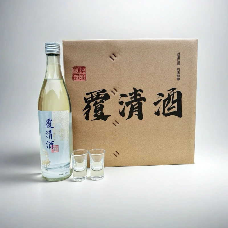 覆清酒原浆纯高粱42度500ml清香型白酒6瓶装42度500
