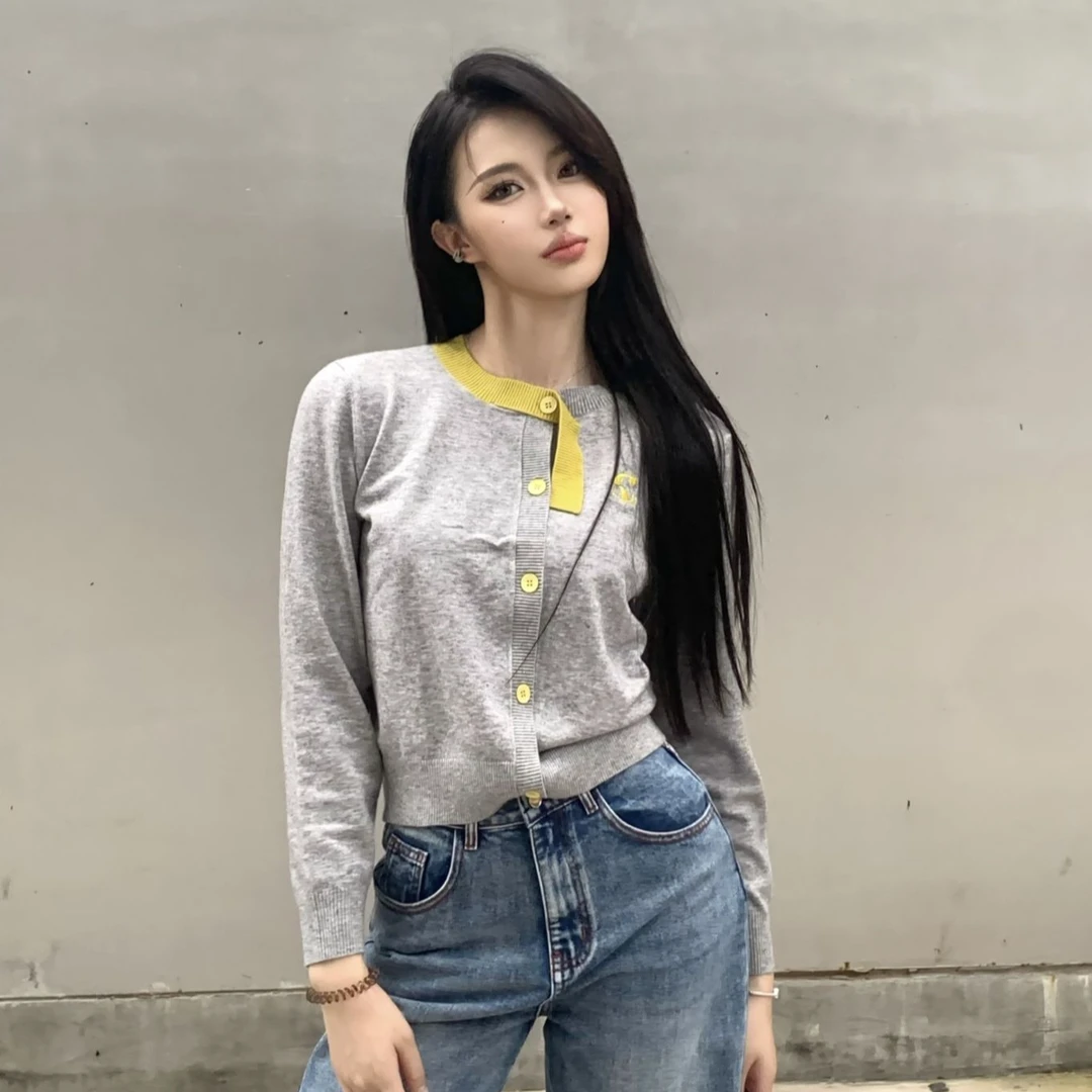 CAYLAAW极简系列飘带针织开衫显瘦气质004