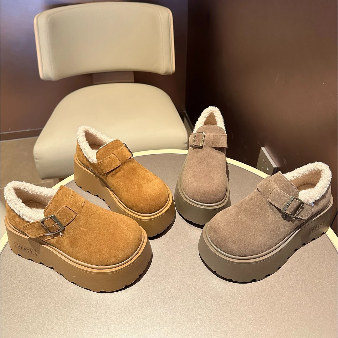 2024行云履勃肯鞋百搭舒适潮流加厚平底加绒休闲