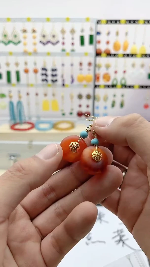 【闪购商品】水晶耳饰未镶嵌13.6