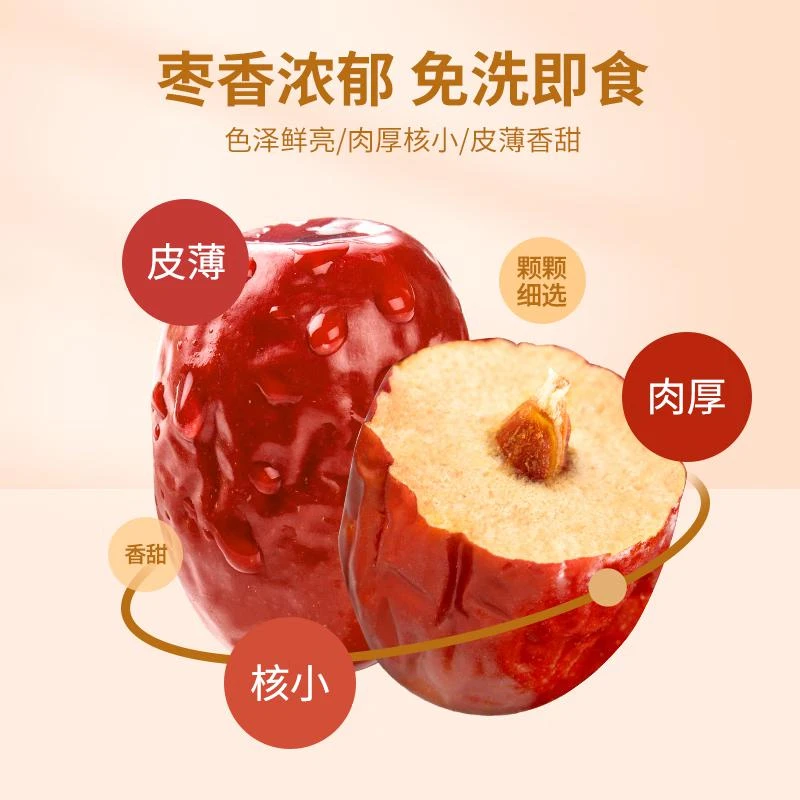 新疆若羌吊干灰枣大包装产地直销美味清洗肉厚皮薄美味特产原生态