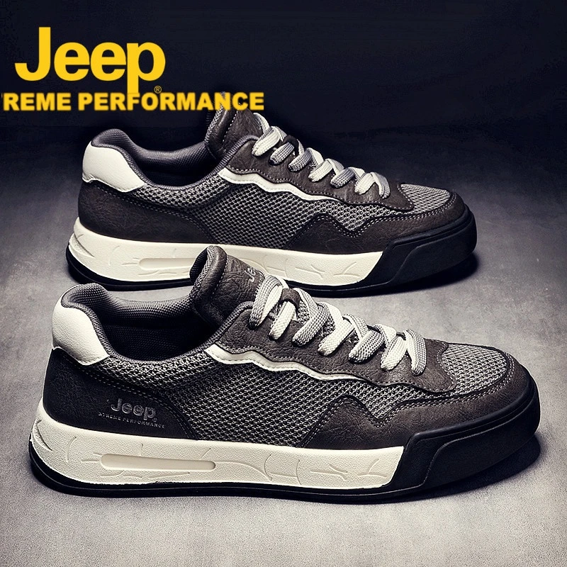jeep吉普板鞋男鞋秋季2025年新款潮鞋运动休闲老爹鞋男士阿甘鞋子