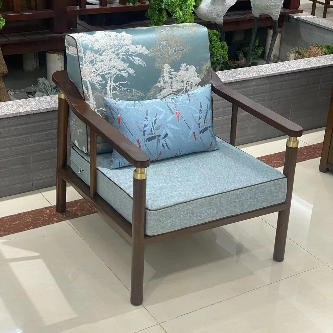 宋式春满园休闲椅 沙发椅单人椅尺寸：720*800*830  座高40 座深55