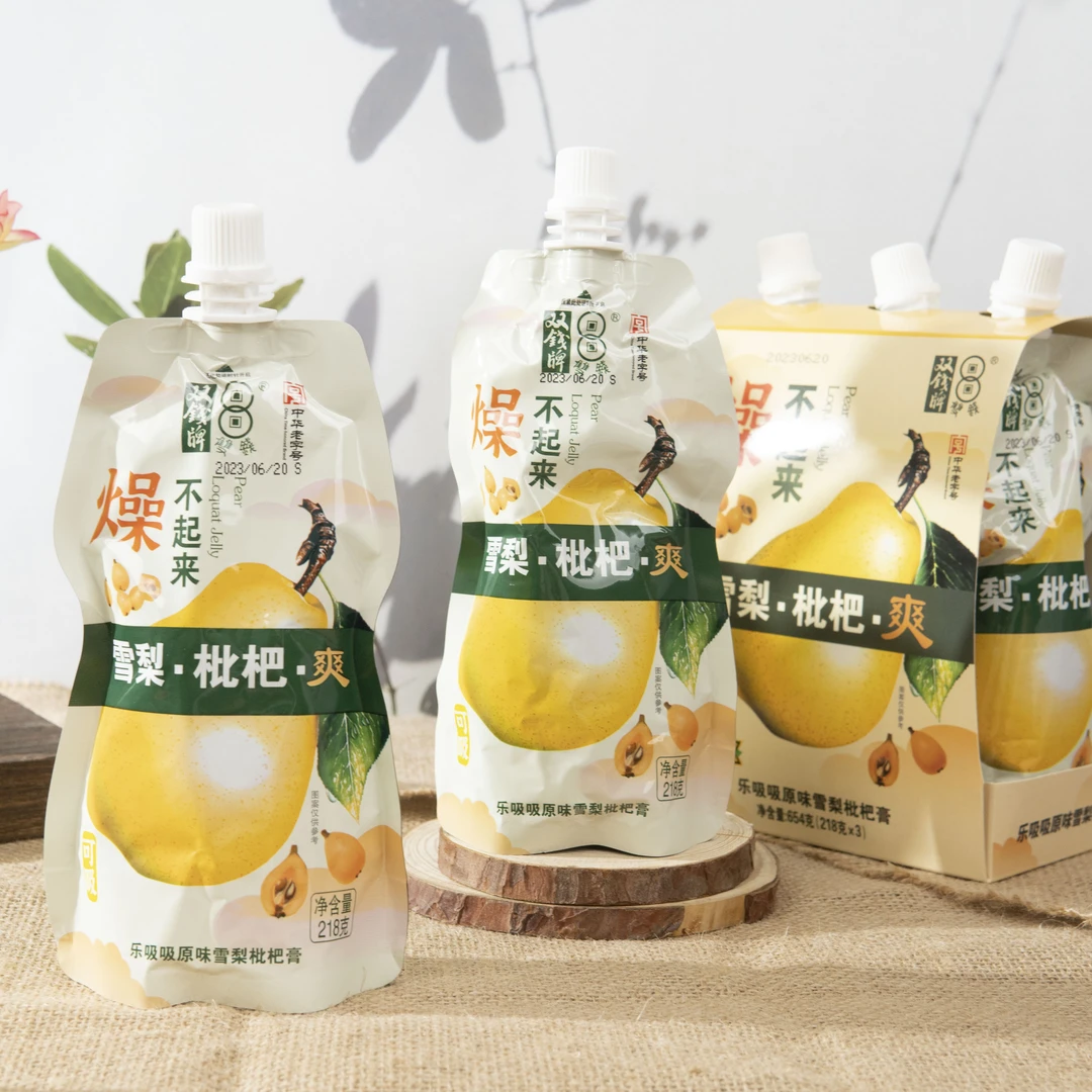 双钱 雪梨枇杷爽乐吸吸袋装香甜解腻零食休闲解馋即食便携甄选