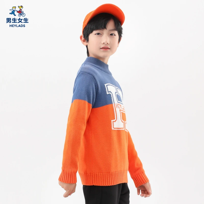 30007男大童套头毛衫NJNBJ30007N