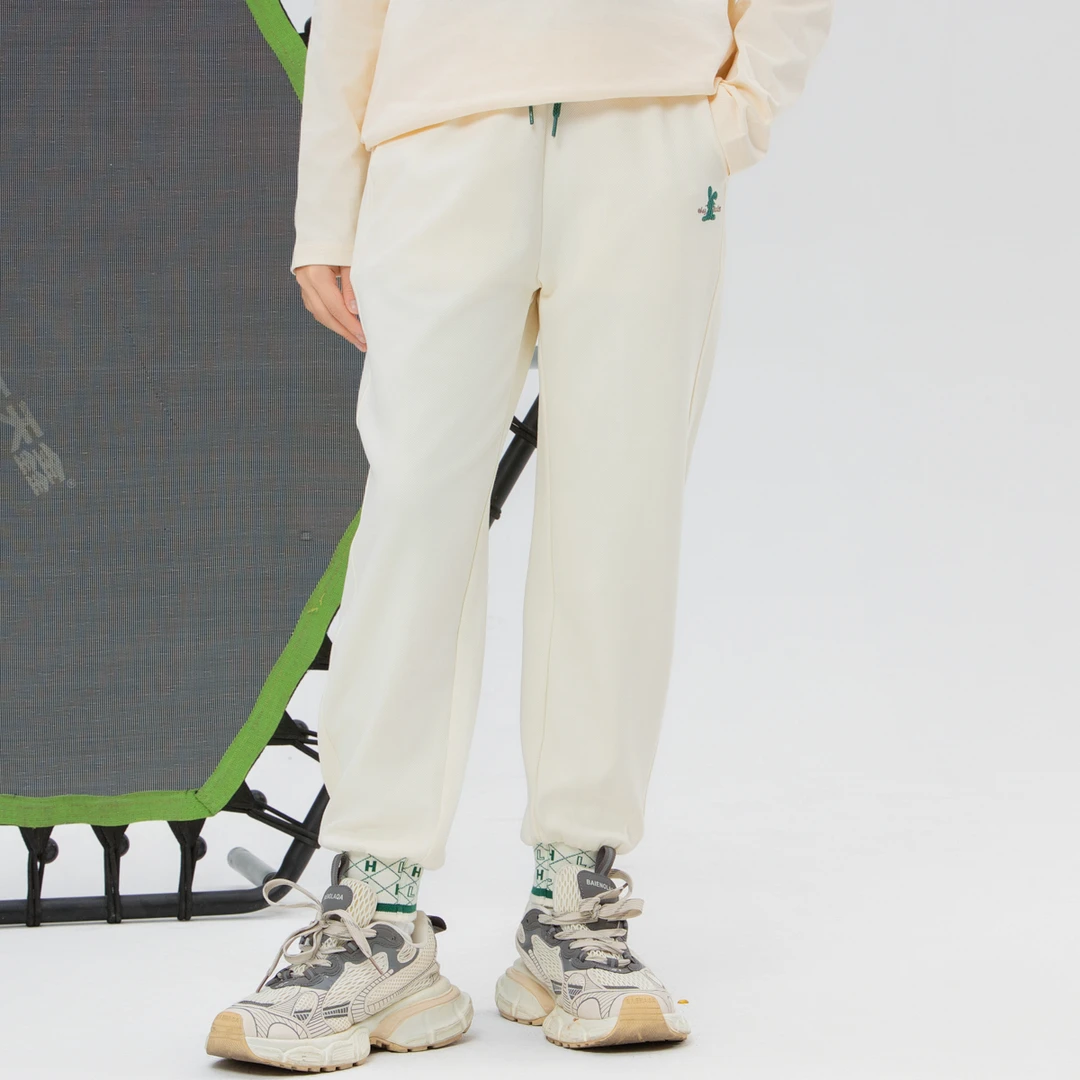 13530女童舒适柔软直筒束脚户外时尚大童春秋针织长裤NPZEJ13530A