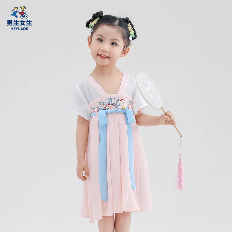 【乐宝童装】22712女小童连衣裙NDLCJ22712A