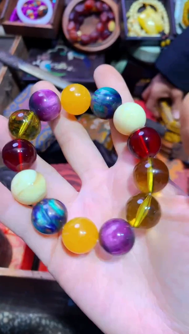 【闪购商品】琥珀颈饰未镶嵌七妹精品专属链接3674