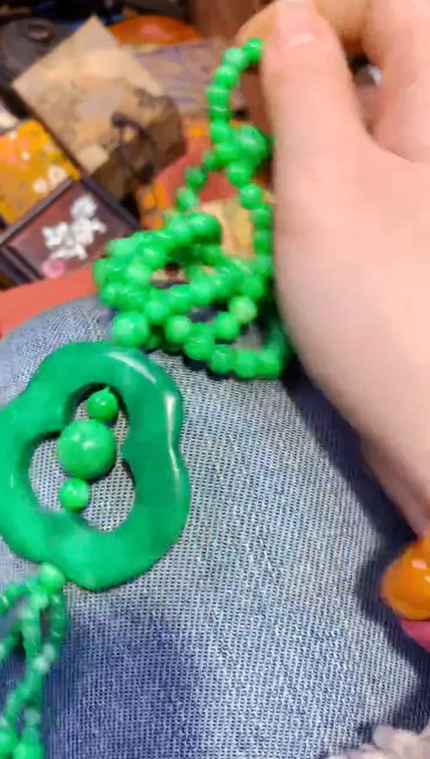 【闪购商品】翡翠颈饰未镶嵌七妹精选专属精品链接47