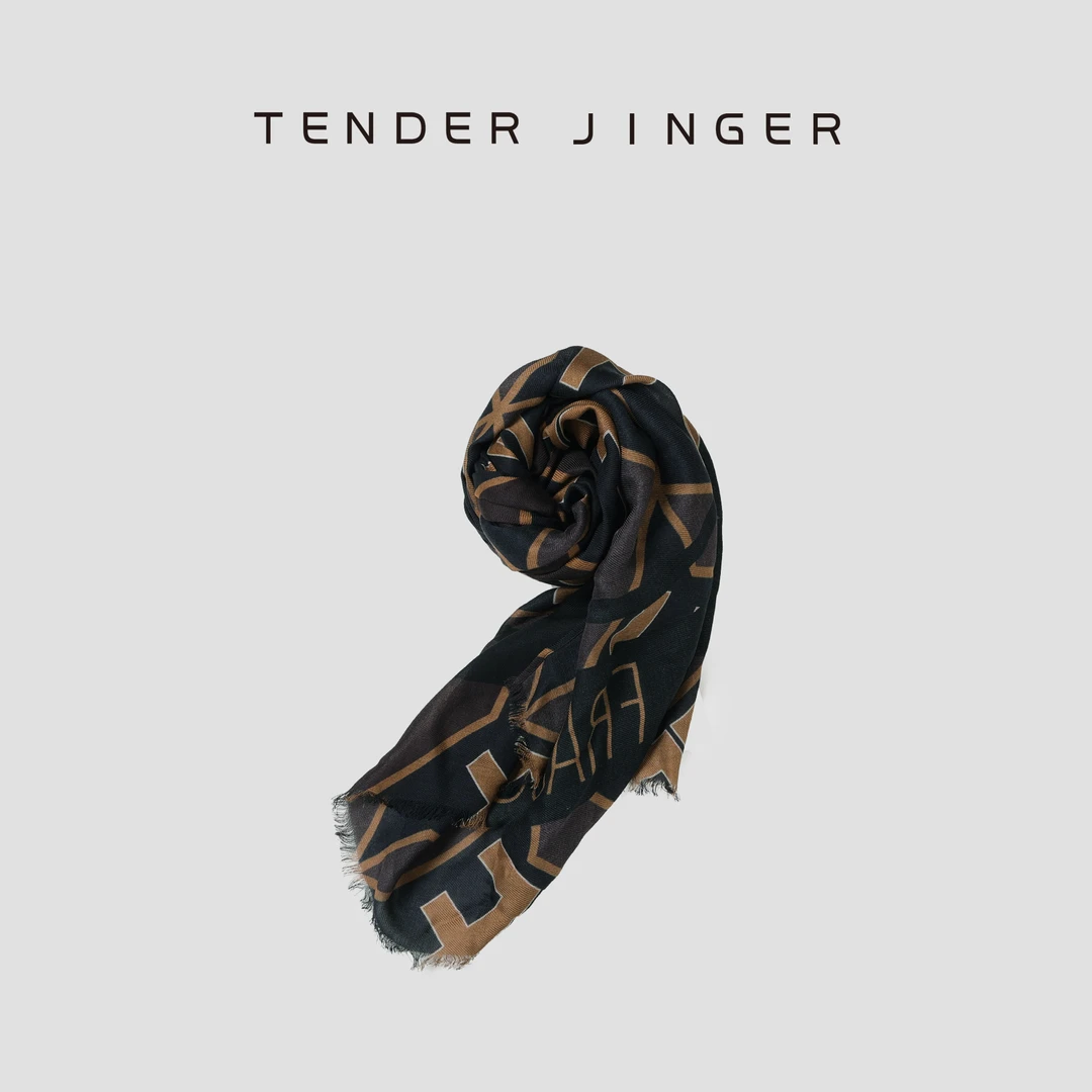 Tender Jinger【专柜】女士休闲印花一路向北围巾T43YQ89619