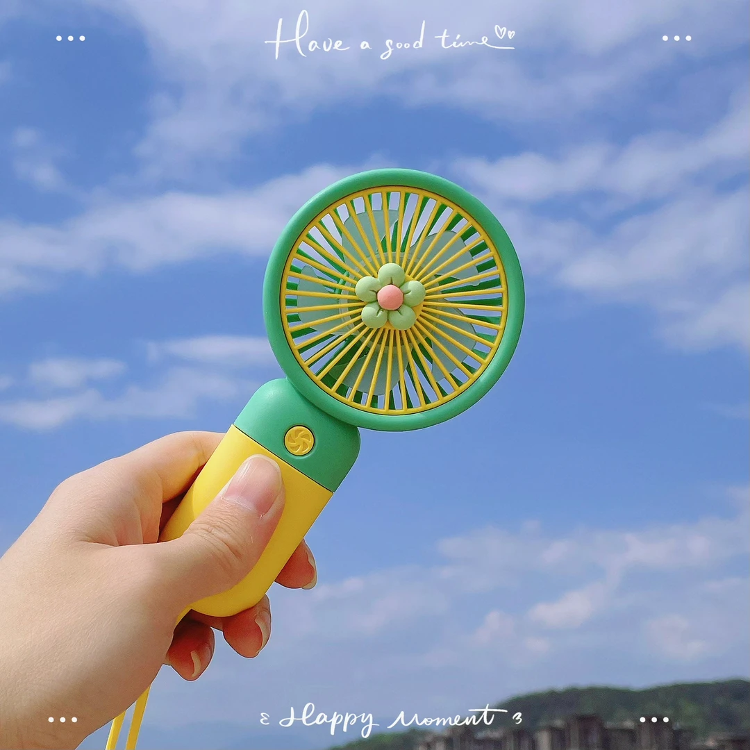 手持风扇迷你USB充电风扇便携式风扇送员工六一儿童节礼物礼品